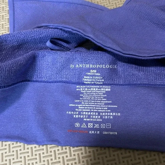 By Anthropologie Jenny Seamless T-Back Bralette Purple S/M NWOT - Picture 4 of 6